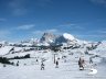 Area sci Alpe di Siusi - In sfondo Sasso Piatto 2958m e Sasso Lungo 3181m