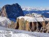 Torri del Sella e Sassolungo 3180m dal rif. Maria 2950m