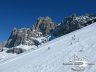 Tratto di monte pista nera Konig Laurin 