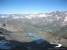 Vista dall´arrivo funivia Plateau Rosà verso Laghi Cime Bianche