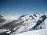 Vista dalla vetta del Breithorn 4165m verso il Monte Rosa 4634m