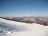 Discesa da Valcava - In sfondo M.Prado-M.Cusna (2120m)