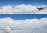 Panorama da cima Minschuns su Valbella e Piz Vallatscha 3020m - Pista ''Marmels''