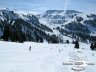 Discesa Residenza - Vista su skiarea Agnello-Tresca