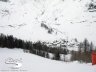 Vista su Plan e skilift campo scuola sulla conoide di detrito