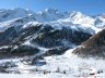 Vista della zona sci Lazaun dalla discesa verso Maso Corto